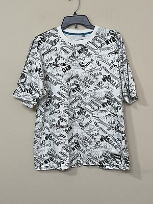 #ad NYC New York Men’s White amp; Black NYC Crew Neck Short Sleeve Graphic T Shirt s L $12.99