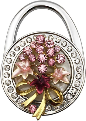#ad Beautiful Grape Style Premium Foldable Handbag Bag Purse Hanger Table Hook Holde $17.49