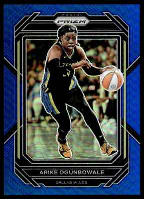 #ad 2023 24 Panini Prizm WNBA Blue #95 Arike Ogunbowale 099 175 Dallas Wings $3.00