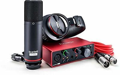 #ad Focusrite Focus Light Audio Interface 2 in 2 out Scarlett Solo Studio Pack shin $690.90
