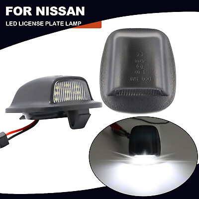 2X LED License Plate Light For Nissan Xterra 1994 2004 Frontier 1998 2004 OE Fit $13.27