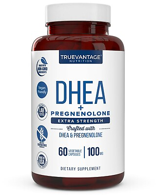 #ad #ad Extra Strength DHEA 100mg Supplement with Pregnenolone 60mg $23.99