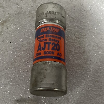 #ad 🔥Amp Trap AJT20 20 Amp 600V AC Class J Fuse used free shipping🇺🇸 $6.50