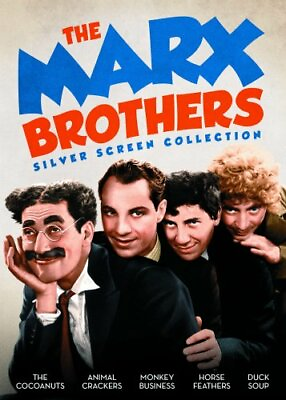 #ad THE MARX BROTHERS SILVER SCREEN COLLECTION New DVD 5 Films $19.11