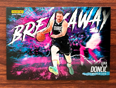 #ad 2023 24 Panini Instant NBA LUKA DONCIC Breakaway Basketball Card #14 MAVS 4085 $3.95