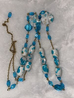 #ad Long bead necklace 42” inch $6.00