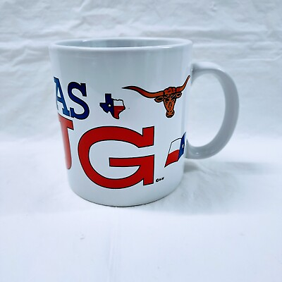 #ad Large quot;Texas Mugquot; Ceramic Coffee Cup Mug $12.95