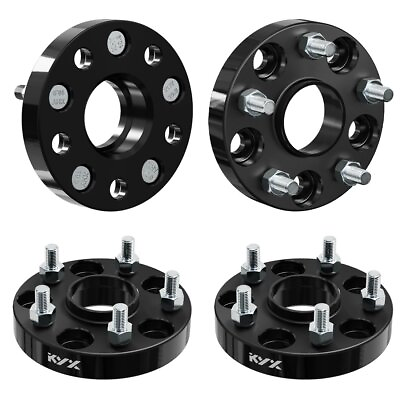#ad 4Pcs 1inch 25mm Thick 5x4.5 5x114.3mm Hubcentric Wheel Spacers For Lexus Toyota $56.01