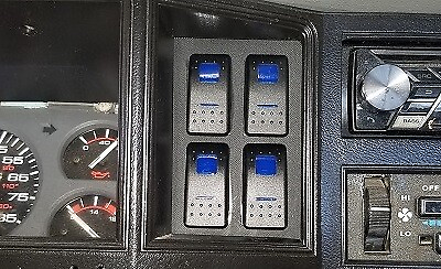 Switch panel for 1984 1996 Jeep Cherokee Comanche Clock Panel XJ and MJ $20.00