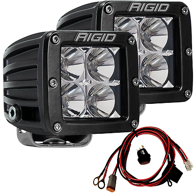 RIGID Industries 202213 D Series PRO LED Lights Pair of Dually Spot Projection $229.99