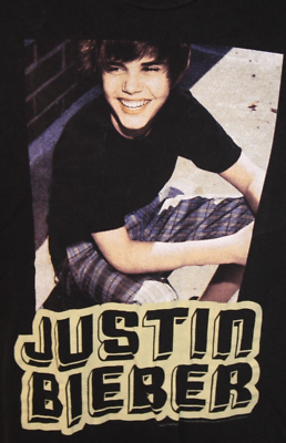 #ad Justin Bieber 2009 Concert Tour T Shirt Small $13.99