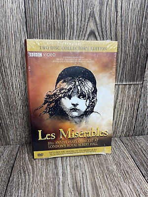 #ad Les Miserables In Concert DVD 2008 2 Disc Set Collector Edition 10th Anniversary $59.99