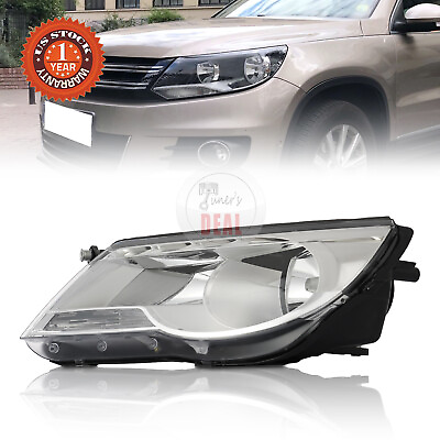 #ad For 2009 2011 Volkswagen Tiguan SUV Left Driver Side VW Headlight Headlamp LH $83.99