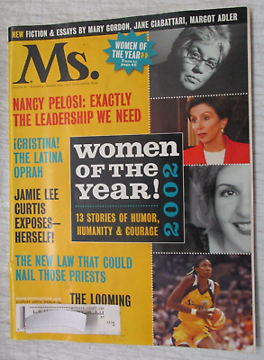 #ad MS. MAGAZINE DEC 2002 JAN 2003 NANCY PELOSI JAMIE LEE CURTIS WOMEN#x27;S FEMINISM $29.95