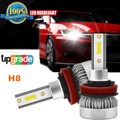 #ad Mini H8 H11 LED 110W Headlight Bulbs COB Car Driving Lamps 6000K Xenon White $13.99