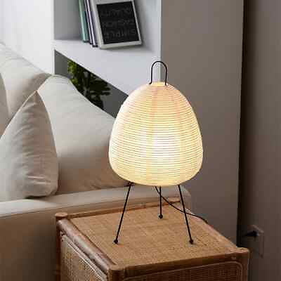 #ad Japanese Style Rice Paper Table Lamp Akari Noguchi Table Lamp Yong Stand Light $37.99