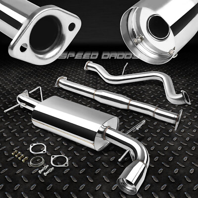 #ad FOR 08 14 IMPREZA WRX GE GV EJ25 4quot; MUFFLER TIP STAINLESS RACING CATBACK EXHAUST $183.88