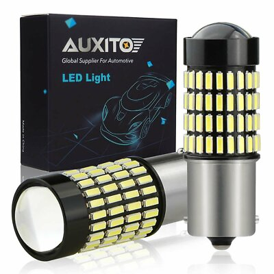 #ad 2X AUXITO 1156 7506 High Power 102 LED Reverse Back Up Light Bulbs White 2800LM $14.39