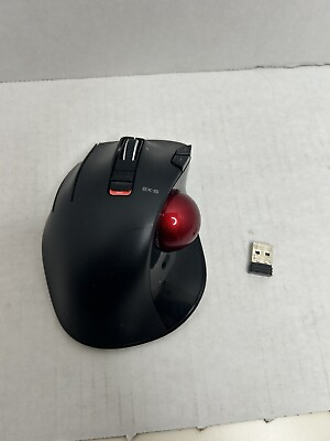 #ad ELECOM EX G Left Handed Trackball Mouse 2.4GHz Wireless Thumb Control 6 Button $37.99