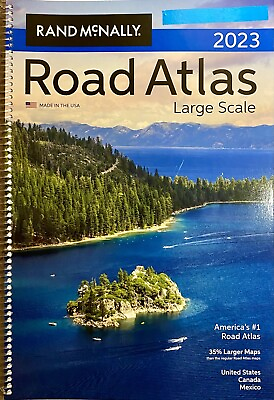 #ad Rand McNally 2023 Large Scale Road Atlas Rand McNally Large Scale Road Atlas US $27.99
