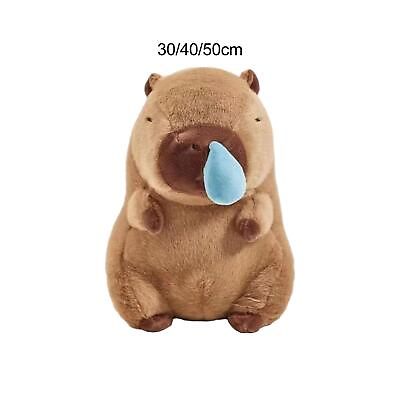 #ad Cute Capybara Stuffed Animal with Pullable Snot Bubbles Car for Family Teens $21.00