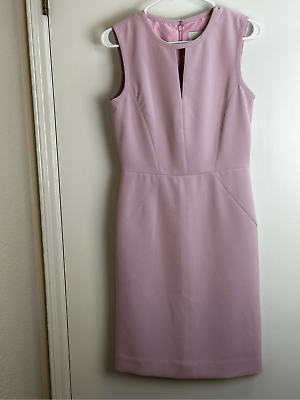 #ad J Crew Suiting pink lined sleeveless Aline dress. Size 4 $25.00