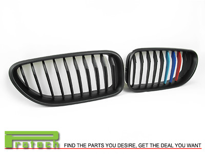 #ad P Style Matte Black w M Tri Color Front Grille For BMW F06 640i 650i M6 2012 $78.99