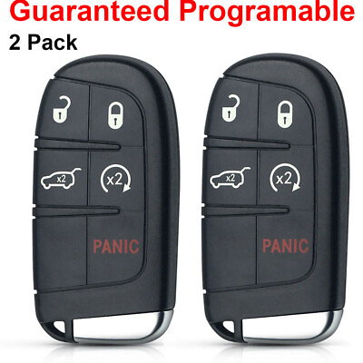 #ad #ad 2 For Jeep Grand Cherokee 2014 2015 2016 2017 2018 2019 Smart Remote Key Fob $25.64