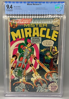 #ad Mister Miracle #7 DC 1972 CBCS 9.4 1st App Of Hoogin amp; Kanto $169.99