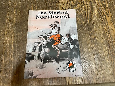 #ad The Storied Northwest Northern Pacific Railway Train Travel Guide Program 1930#x27;s $19.99