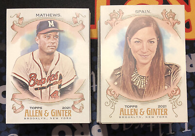 #ad 2021 Topps Allen amp; Ginter Baseball Cards Singles You Pick $1.00