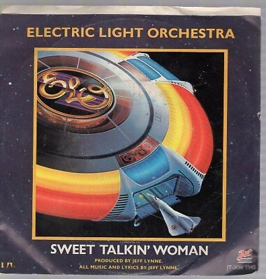 #ad Electric Light Orchestra – Sweet Talkin#x27; Woman Fire On High 7quot; Vinyl 45 w PS $19.00