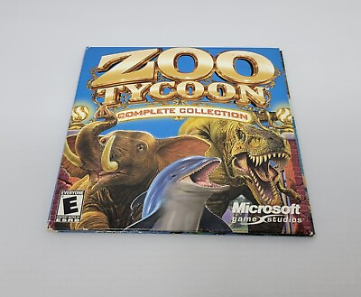 #ad Zoo Tycoon Complete Collection Game 2 Disc Set PC CD ROM Tested Free US Ship $54.99
