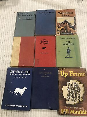 #ad 4 Zane Grey 5 classics: Silver Chief Yearling Little Women Up Front more $36.00