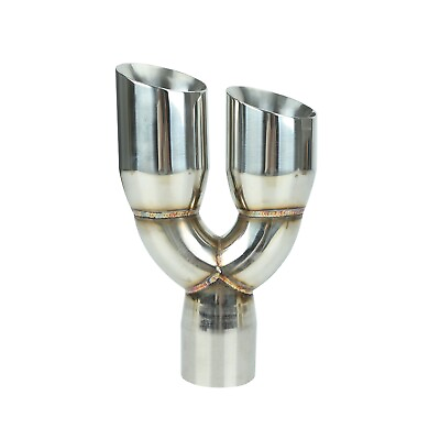 #ad Universal Dual stainless steel exhaust tip 3quot; inlet 3quot; outlet 13quot; $47.99