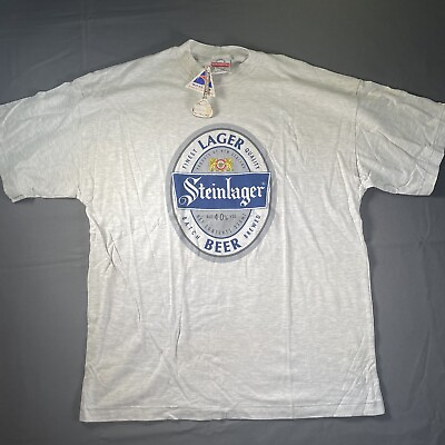 #ad Vintage Steinlager Shirt Mens XL 90s Canterbury Steinlager vintage Beer Shirt $29.99