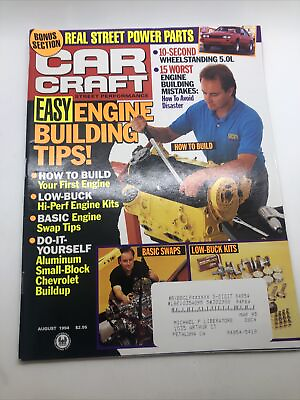 #ad 1994 Car Craft Magazine: Easy Engine Building Tips Real Street Power Parts $17.87