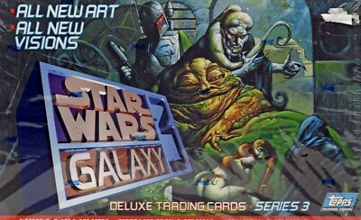 #ad 1ST DAY GOLD PARALLEL 1995 Star Wars Galaxy Series 3 Complete Your Set U Pick $2.99