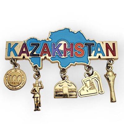 #ad #ad Kazakhstan Souvenir Metal Refrigerator Fridge Magnet Travel Tourist Gift Astana $4.99