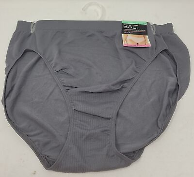 #ad Women#x27;s Bali Comfort Revolution Panties Size 8 9 Grey Hi Cut Underwear Brief NEW $8.99