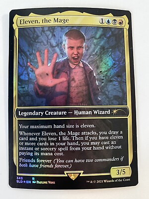 #ad Eleven The Mage *FOIL* SECRET LAIR: Stranger Things MT NM MTG Combined Shipping $11.99