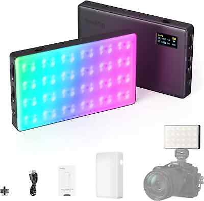 #ad SmallRig RM120 RGB Video Light 5000mAh LED Video Light Panel 2500 8500K 3808 $59.90