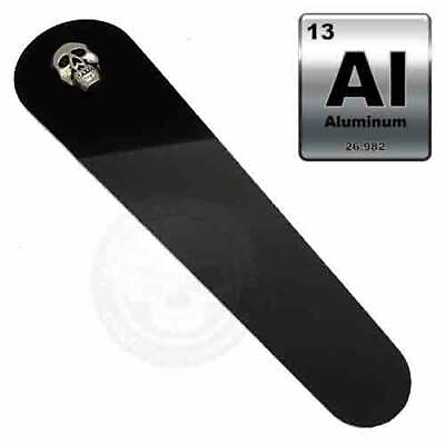 #ad Black Aluminum Dash Panel For Harley Street 08 Road 10 Glide G Full Skull $18.95