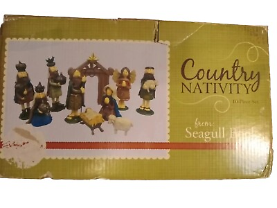 #ad COUNTRY NATIVITY 10 Piece Set From Seagull Book Company complete $18.00