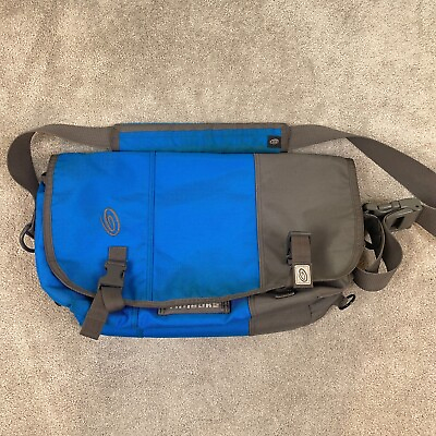 #ad Timbuk2 Classic Messenger Bag with Pockets Medium Size Blue Gray Colorway $24.95