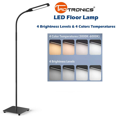 #ad TaoTronics DL072 LED Floor Lamp Light 4 Brightness Levels Standing Design LED13 $25.99