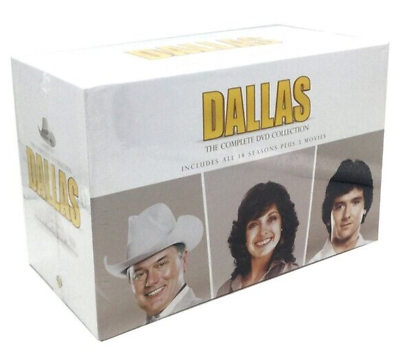 #ad DALLAS THE COMPLETE TV SERIES SEASONS 1–14 DVD BOX SET 55 DiSC BONUS DVD $129.98