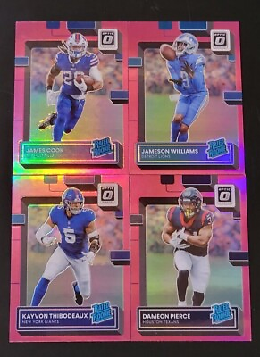 #ad 2022 Optic Football Rated Rookie PINK PRIZMS You Pick the Card $1.40