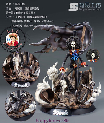 #ad Soul maker Studio One Piece BROOK 1 6 Statue Resin Figurine GK Model in stock $477.00