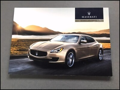 #ad 2013 2014 Maserati Quattroporte 90 page Original Car Sales Brochure Catalog $31.96